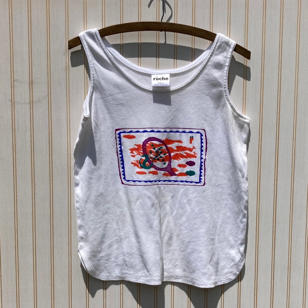 Pickle-ball Tank Small White